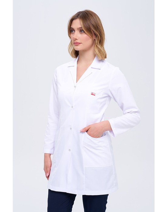 TEMİZLİK PERSONEL KADIN İŞ ÖNLÜĞÜ - Beyaz