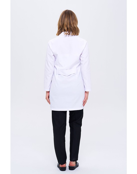 TEMİZLİK PERSONEL KADIN İŞ ÖNLÜĞÜ - Beyaz