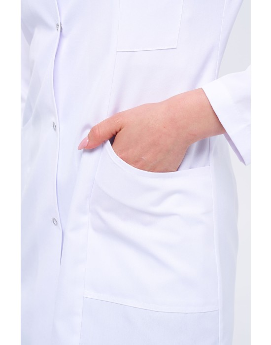 TEMİZLİK PERSONEL KADIN İŞ ÖNLÜĞÜ - Beyaz