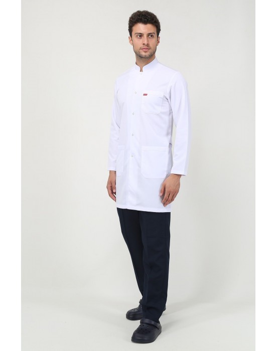 ERKEK HAKİM YAKA ORTA BOY DOKTOR ÖNLÜĞÜ - Beyaz