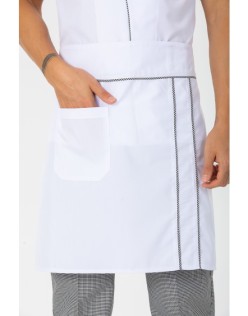 AŞÇI BİYELİ BEL ÖNLÜĞÜ - SiyahPötikareBiye-Beyaz