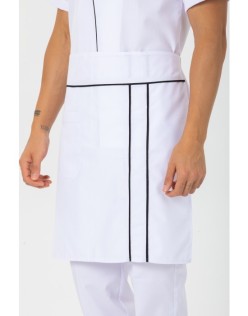 AŞÇI BİYELİ BEL ÖNLÜĞÜ - SiyahBiye-Beyaz