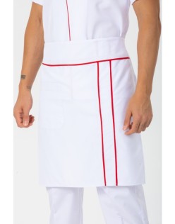 AŞÇI BİYELİ BEL ÖNLÜĞÜ - KırmızıBiye-Beyaz