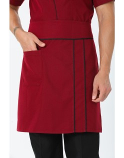 AŞÇI BİYELİ BEL ÖNLÜĞÜ - SiyahBiye-Bordo