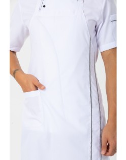 BİYELİ ASKILI AŞÇI ÖNLÜĞÜ - GriPötikareBiye-Beyaz