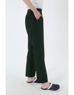 Bel Kemerli Alpaka Kadın Personel Pantolon - Siyah