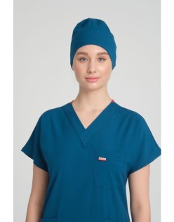 DÜZ RENK CERRAHİ BONE - İndigo