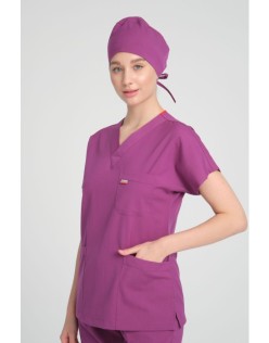 DÜZ RENK CERRAHİ BONE - Menekşe