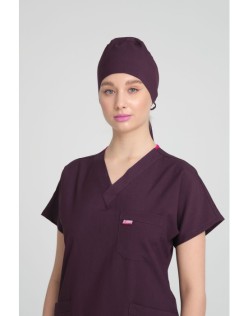 DÜZ RENK CERRAHİ BONE - Mürdüm