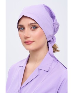 KADIN TEMİZLİK PERSONEL BONESİ - Lila