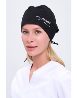 DÜZ RENK KEMAL ATATÜRK İMZALI CERRAHİ BONE - Siyah