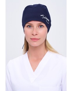 DÜZ RENK KEMAL ATATÜRK İMZALI CERRAHİ BONE - Lacivert