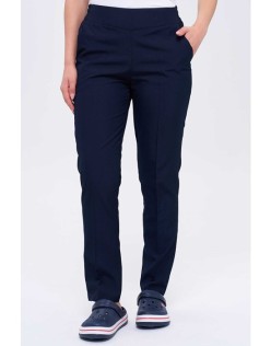 Bel Kemerli Alpaka Kadın Personel Pantolon - Lacivert