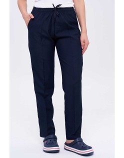 TÜM LASTİKLİ KADIN HASTANE OKUL PERSONEL AŞÇI PANTOLONU - Lacivert