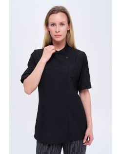 KADIN ROYAL KISA KOLLU KADIN ŞEF CEKETİ - Siyah