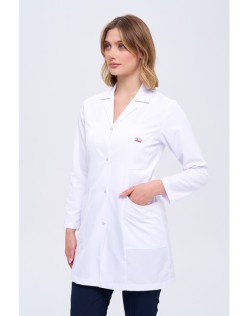 TEMİZLİK PERSONEL KADIN İŞ ÖNLÜĞÜ - Beyaz