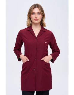 TEMİZLİK PERSONEL KADIN İŞ ÖNLÜĞÜ - Bordo