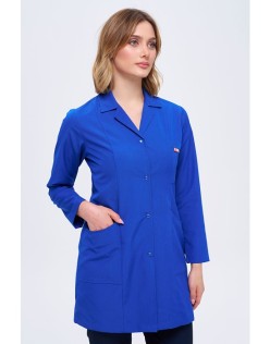 TEMİZLİK PERSONEL KADIN İŞ ÖNLÜĞÜ - Saks Mavi