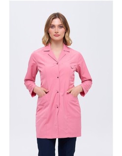 TEMİZLİK PERSONEL KADIN İŞ ÖNLÜĞÜ - Koyu Pembe