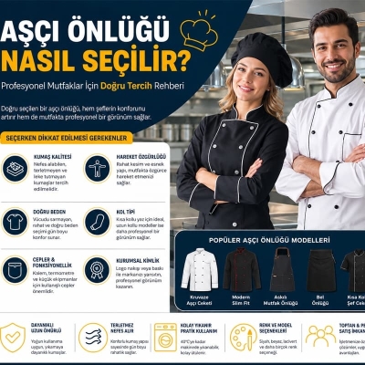 Aşçı Önlüğü Nasıl Seçilir? Profesyonel Mutfaklar İçin Kapsamlı Rehber