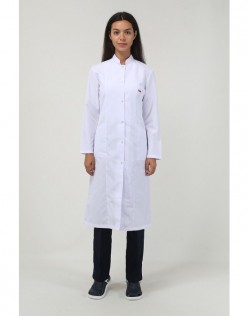 KADIN HAKİM YAKA TESETTÜR BOY ÖĞRETMEN -ÖĞRENCİ ÖNLÜĞÜ - Beyaz