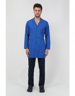 TEMİZLİK PERSONEL ERKEK İŞ ÖNLÜĞÜ - Saks Mavi