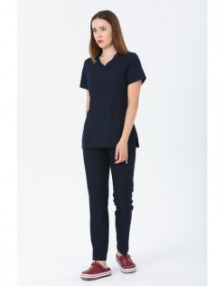 BETA KADIN ALPAKA CERRAHİ ÜNİFORMA TAKIM - Lacivert